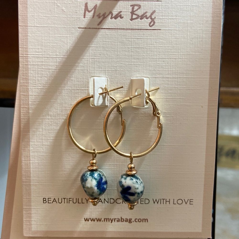 Blue Droplet earrings